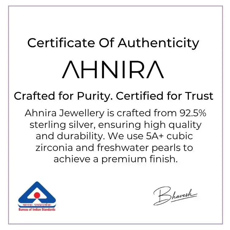 Ahnira Certificate
