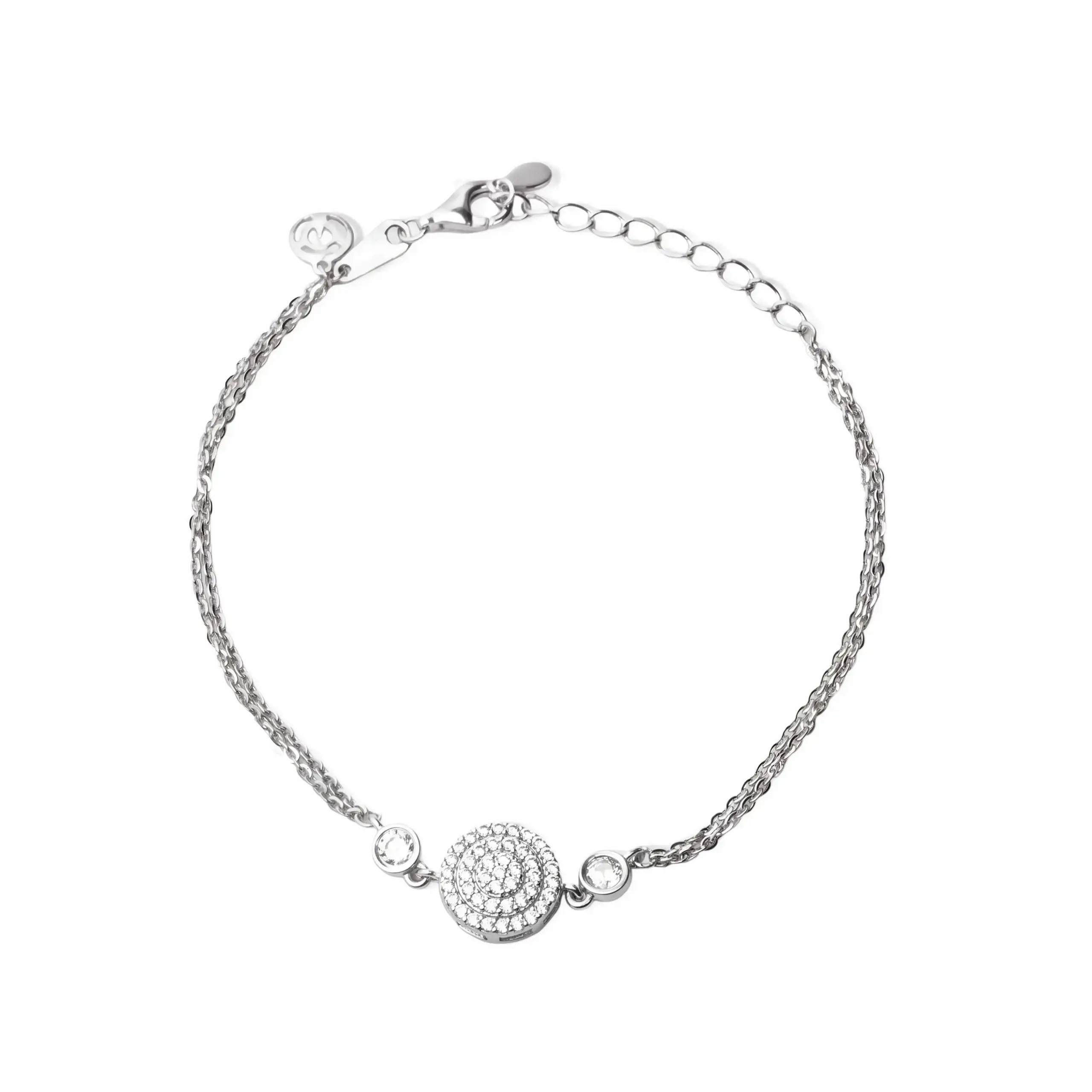 Stellar Orbit CZ Silver Bracelet