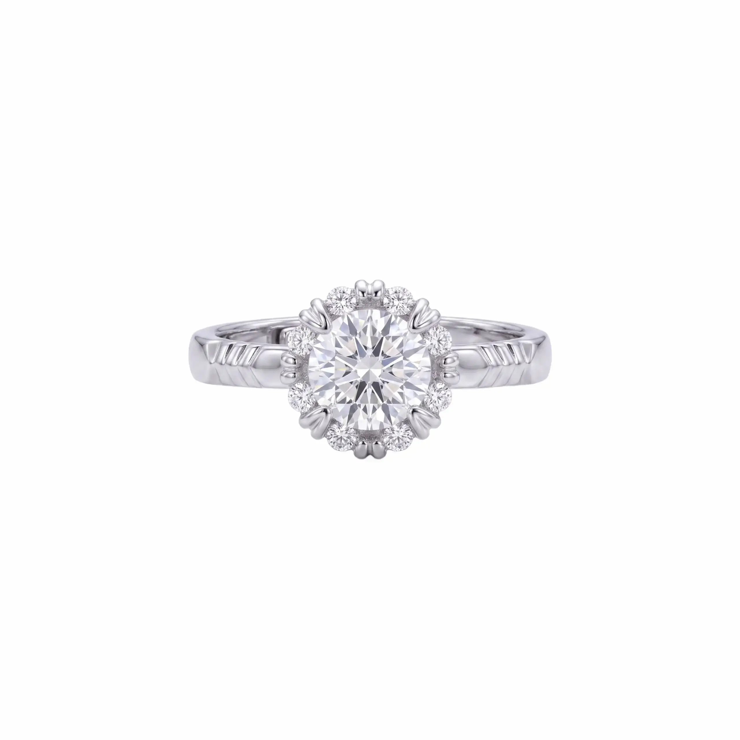 Starlight Solitaire Adjustable Ring