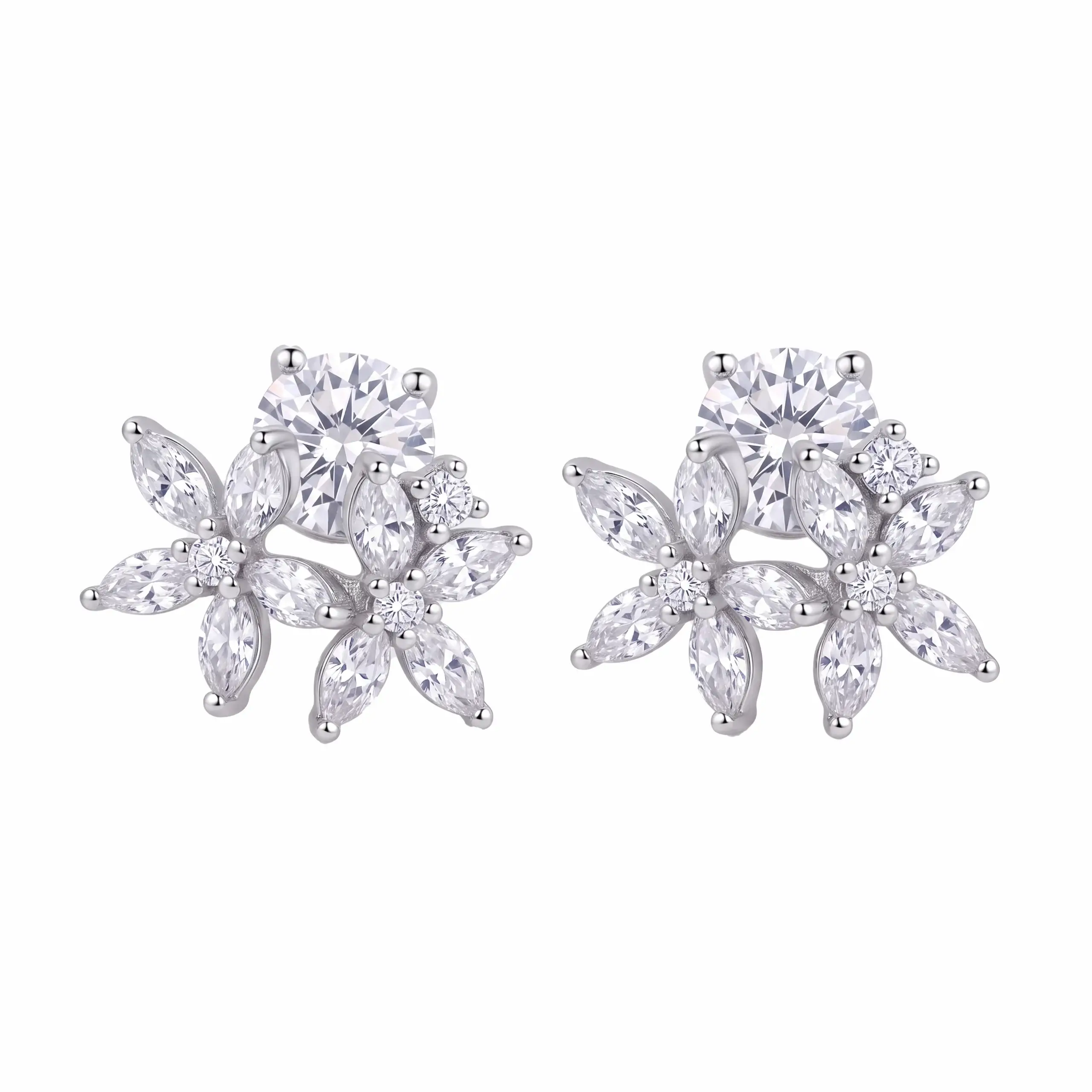 Twin Blossom Stud Earring