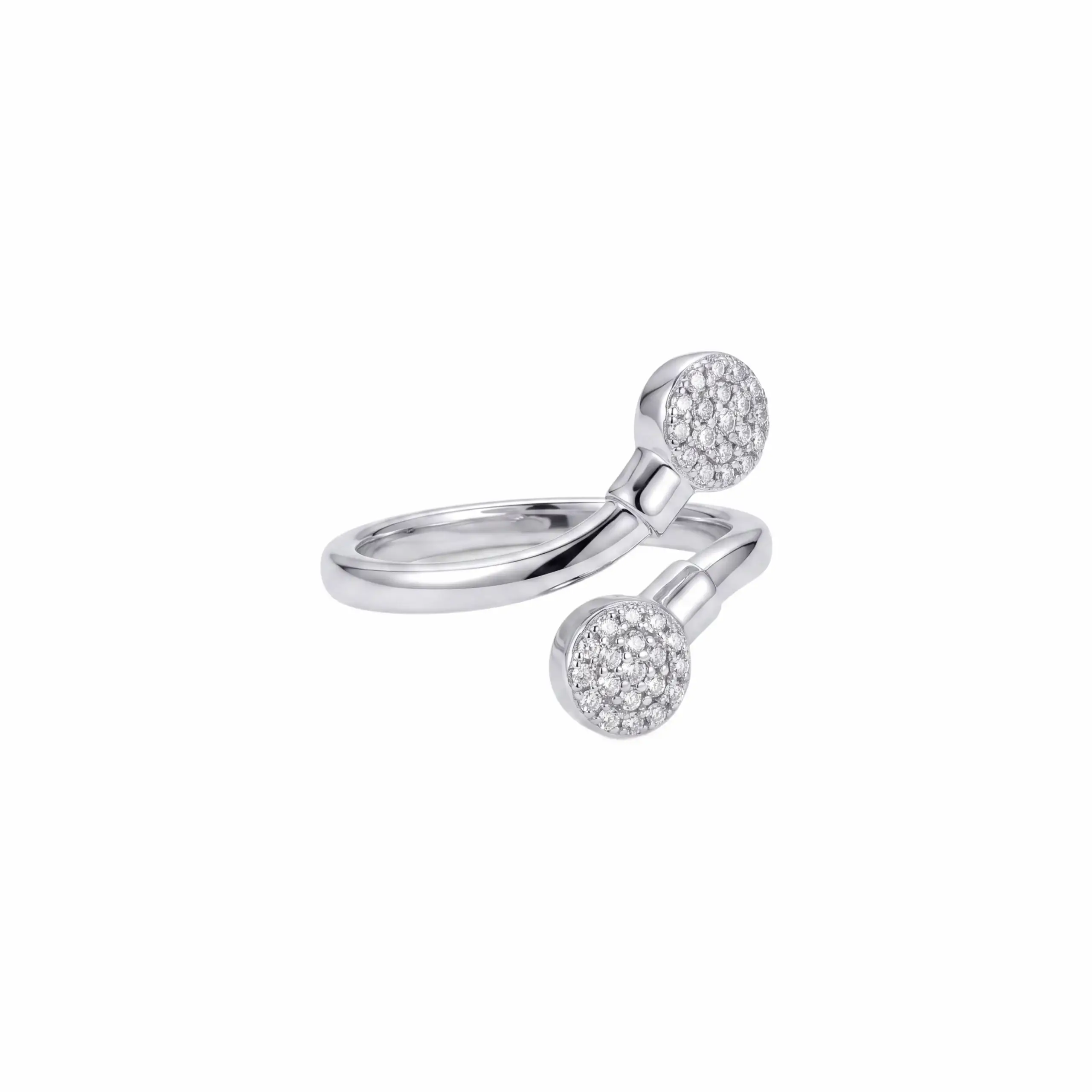 Nova Pave CZ Adjustable Ring